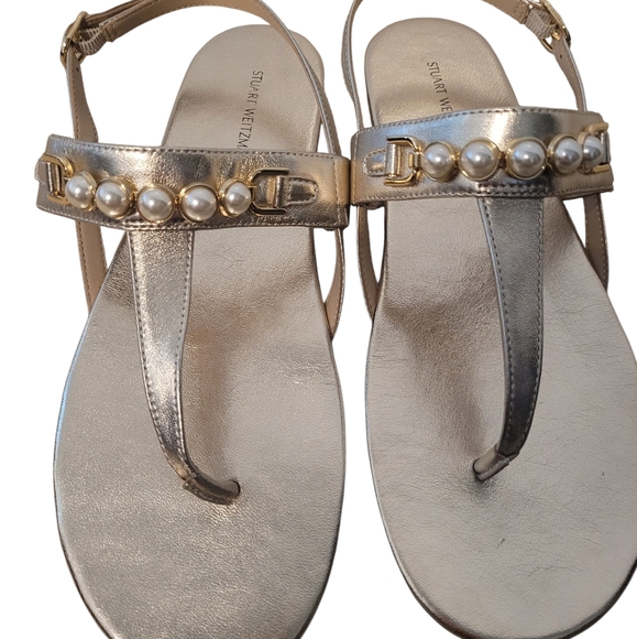 Stuart Weitzman Shoes - Stuart Weitzman Perla T-strap Sandals